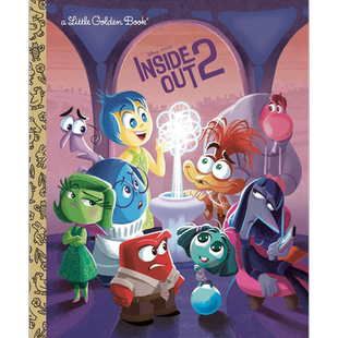 Disney Inside Out 2 迪士尼小金书 头脑特工队 2 英文原版进口图书 儿童故事绘本图画书皮克斯卡通动画电影Pixar【中商原版?