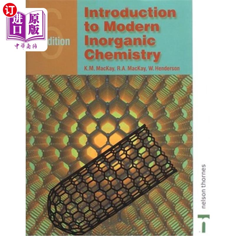 海外直订Introduction to Modern Inorganic Chemistry, 6th edition 现代无机化学导论，第6版