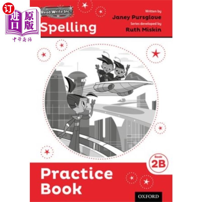 海外直订Read Write Inc. Spelling: Read Write Inc. Spelli... Read Write公司拼写:Read Write Inc。拼写练习手册2B(每包3