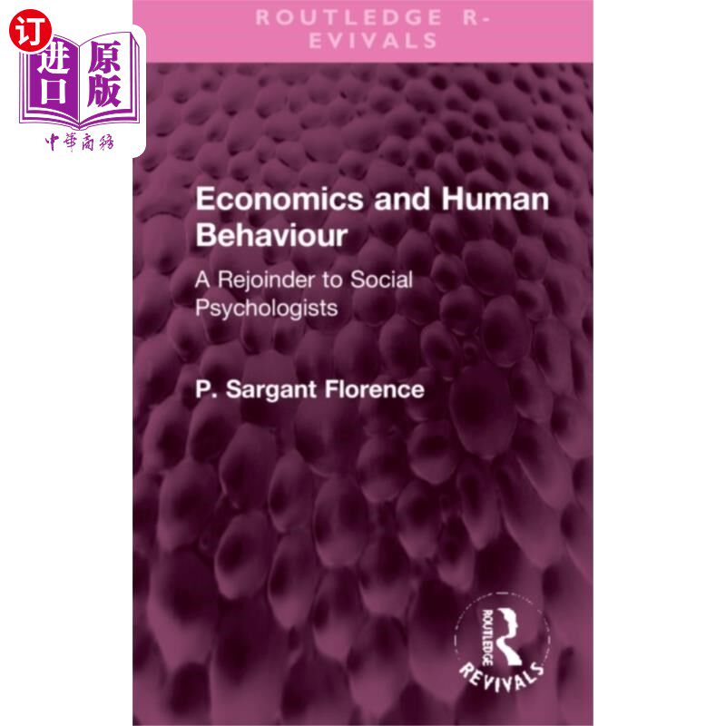 海外直订Economics and Human Behaviour 经济学与人类行为