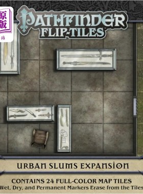 海外直订Pathfinder Flip-Tiles: Urban Slums Expansion 探路者翻转瓷砖：城市贫民窟扩张