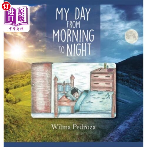 海外直订My Day from Morning to Night 我的一天从早到晚
