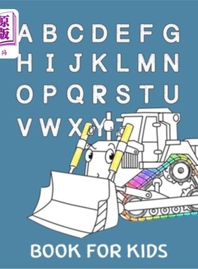 海外直订Book for kids: My first big car activity book for kids ages 4-8 -(A-Z ) Handwrit 儿童读物:我的第一本4-8岁儿