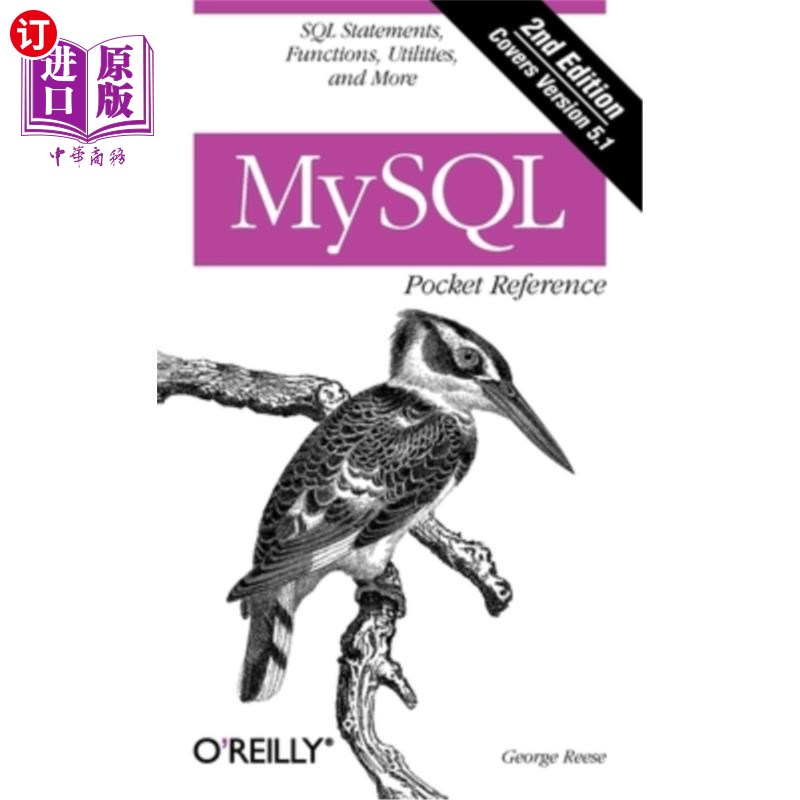 海外直订MySQL Pocket Reference MySQL袖珍参考