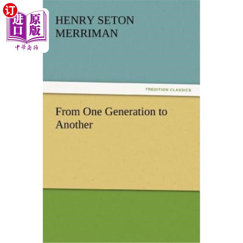 海外直订From One Generation to Another 从一代人到另一代人