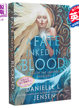 血迹斑斑的命运 北欧奇幻浪漫故事 A Fate Inked in Blood 英文原版 Danielle L Jensen 奇幻小说【中商原版】