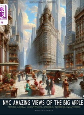 海外直订NYC amazing views of the Big Apple: Absurd, surreal, metaphisical, baroque, incr 纽约大苹果的惊人景色：荒谬