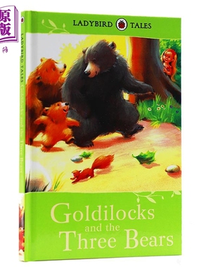 现货 英文原版 金发女孩和三只熊 Goldilocks and the Three Bears 英语启蒙认知 Ladybird经典童话故事精装图画书【中商原版】