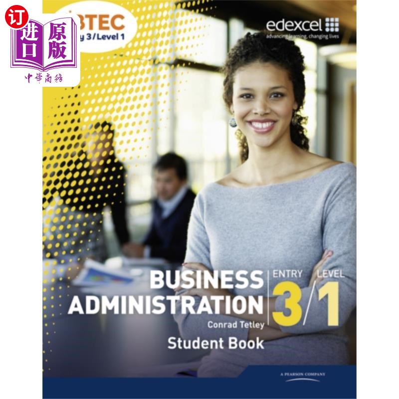 海外直订BTEC Entry 3/Level 1 Business Administration Stu... BTEC入门3/一级工商管理学生用书