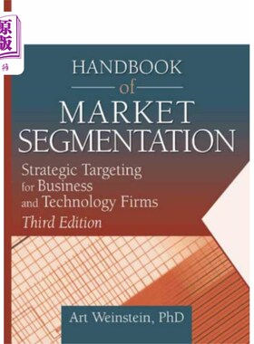 海外直订Handbook of Market Segmentation 市场细分手册