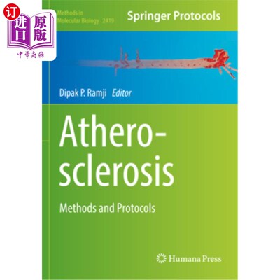 海外直订Atherosclerosis: Methods and Protocols 动脉粥样硬化:方法和方案