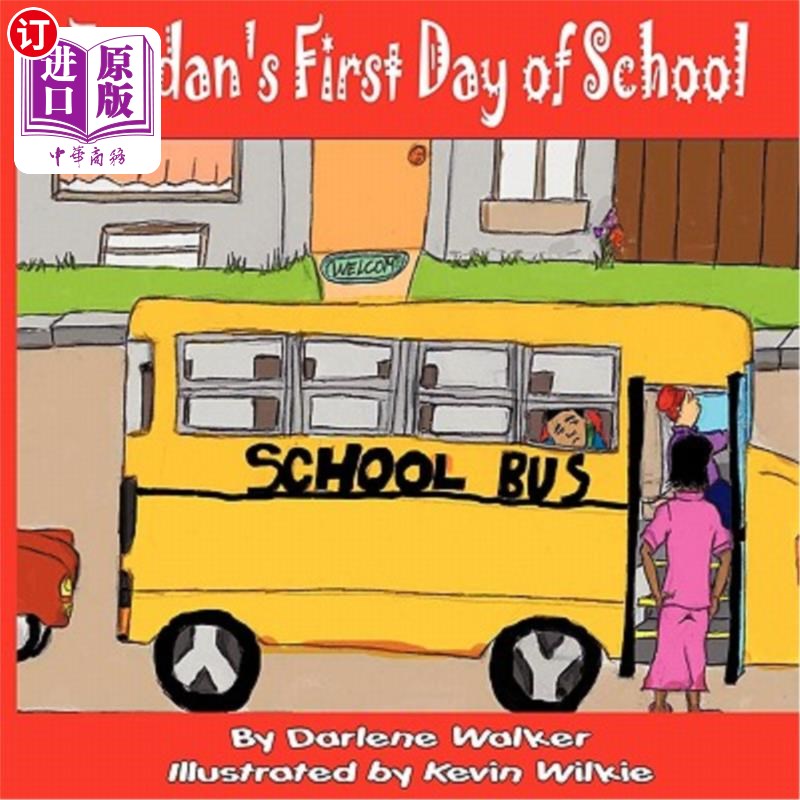 海外直订Jordan's First Day of School 约旦开学第一天