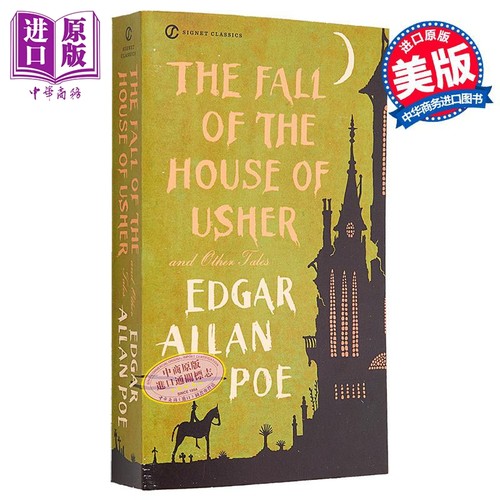 Signet 厄舍古屋的倒塌及其他故事 The Fall of the House of Usher 英文原版 Edgar Allan Poe 爱伦坡【中商原版】