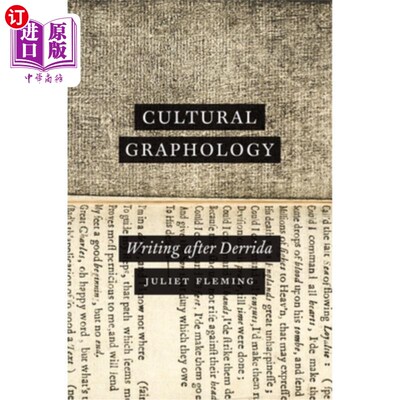 海外直订Cultural Graphology: Writing After Derrida 文化笔迹学:德里达之后的写作