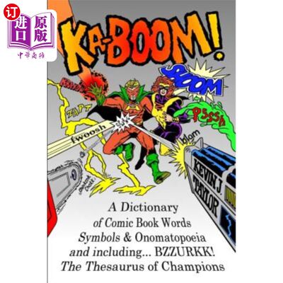 现货 Ka-Boom!: A Dictionary of Comic Book Words, Symbols & Onomatopoeia 加油！漫画词汇、符号和拟声词词典【中商原版】