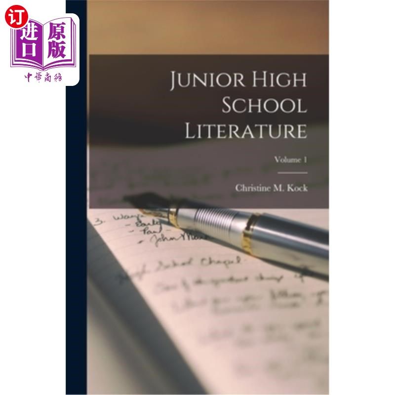海外直订junior high school literature; volume 1 初中文学;卷1