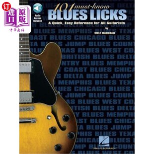 Blues 海外直订海外直订101 Must Know 101首必听布鲁斯歌曲 Licks