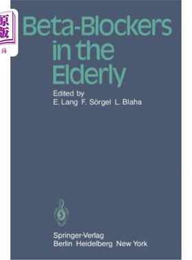 海外直订医药图书Beta-Blockers in the Elderly 老年人的β受体阻滞剂