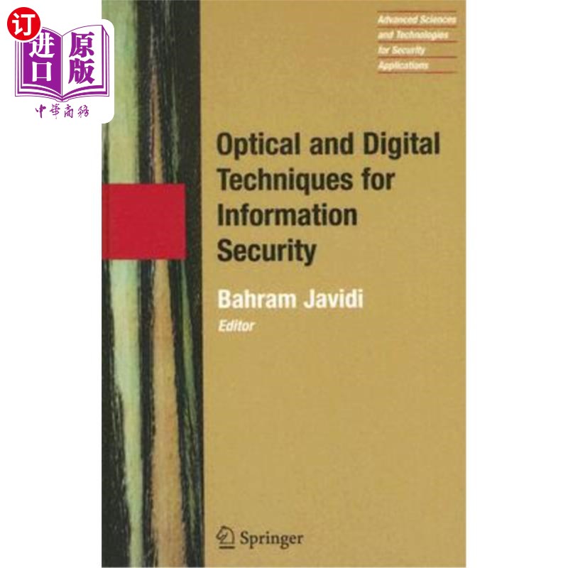 海外直订Optical and Digital Techniques for Information Security 信息安全光学与数字技术“,