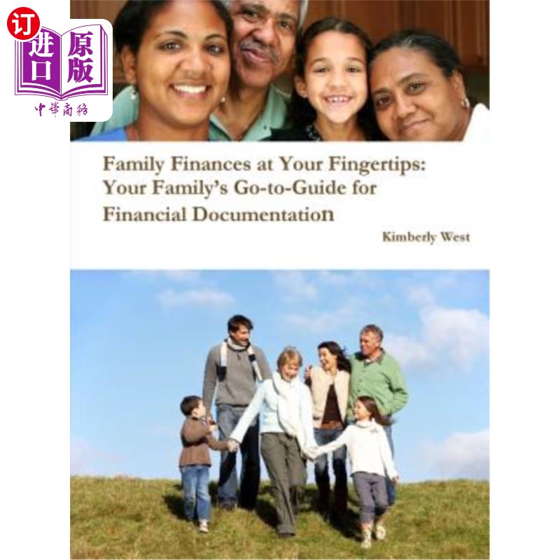 海外直订Family Finances at Your Fingertips: Your Family's Go-To-Guide for Financial Docu 触手可及的家庭财务：家庭财