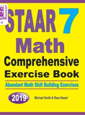 海外直订STAAR 7 Math Comprehensive Exercise Book: STAAR 7 Math Comprehensive Exercise Bo STAAR 7数学综