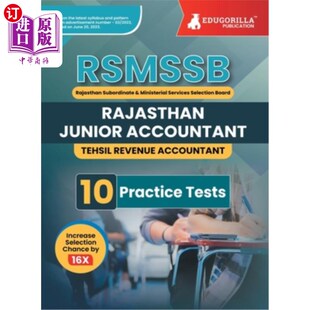 海外直订Rajasthan Junior Accountant & Tehsil Revenue Accountant Exam 2023 Conducted by R 由拉贾斯坦邦员工选拔委员会