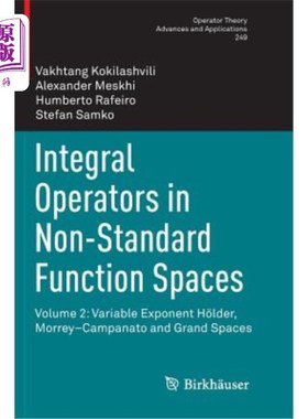 海外直订Integral Operators in Non-Standard Function Spaces: Volume 2: Variable Exponent  非标准函数空间中的积分算子