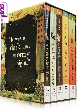 The A Wrinkle in Time Quintet 时间的皱折纹5本套装 纽伯瑞金奖 梅格时空大冒险 儿童小初文学小说英文原版图书【中商原版】