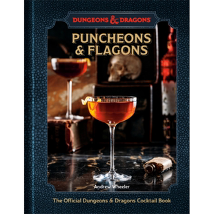骰子与酒杯 龙与地下城 官方鸡尾酒书 英文原版 Puncheons and Flagons Andrew Wheeler Official Dungeons【中商原版】