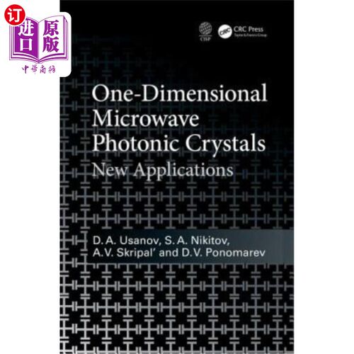 海外直订One-Dimensional Microwave Photonic Crystals: New Applications 一维微波光子晶体:新应用