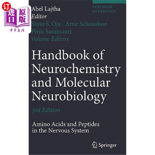海外直订医药图书Amino Acids and Peptides in the Nervous System 神经系统中的氨基酸和肽