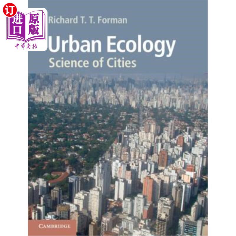海外直订Urban Ecology: Science of Cities 城市生态学:城市科学
