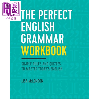 成人英语语法练习册 掌握英语简单规则和测验 The Perfect English Grammar Workbook Rules Quizzes English【中商原版】【中商?