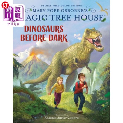 海外直订Magic Tree House Deluxe Edition: Dinosaurs Before Dark 魔法树屋豪华版：天黑前的恐龙