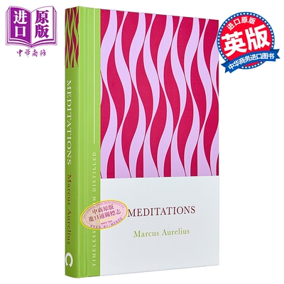 沉思录 永恒智慧精粹 Meditations Timeless Wisdom Distilled 英文原版 Marcus Aurelius 哲学 斯多葛主义【中商原版】