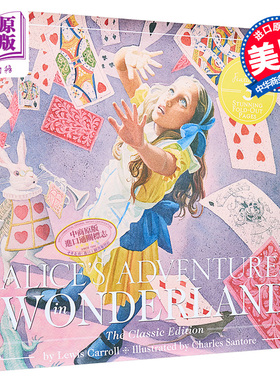 Charles Santore:Alice's Adventures in Wonderland 爱丽丝梦游仙境(插画版) 英文原版小初文学 精品 儿童经典【中商原版】