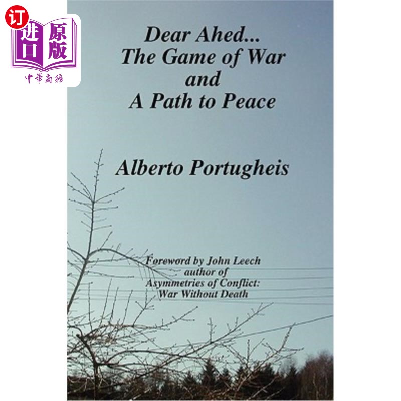 海外直订Dear Ahed... The Game of War and A Path to Peace亲爱的犹豫不决……《战争游戏与和平之路-封面