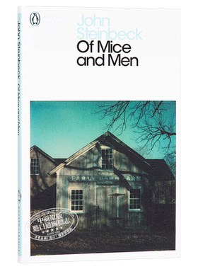 预售 诺贝尔文学奖1962年得主 约翰·斯坦贝克 人鼠之间 英版 Of Mice and Men 英文原版 John Steinbeck
