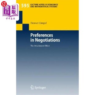 Effect The Attachment 偏好：依恋效应 谈判中 海外直订Preferences Negotiations