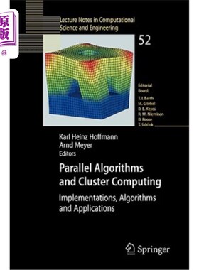 海外直订Parallel Algorithms and Cluster Computing: Implementations, Algorithms and Appli 并行算法和集群计算:实现，