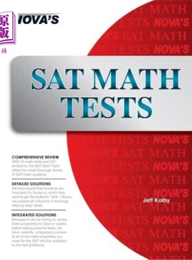 海外直订SAT Math Tests: 10 Full-length SAT Math Tests! SAT数学测试：10个完整的SAT数学测试！