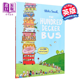 绘本故事 Bus 儿童绘本 Mike 英文原版 Decker 上百部层层叠巴士新版 中商原版 The Smith Hundred
