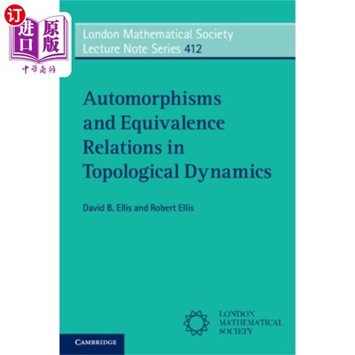 海外直订Automorphisms and Equivalence Relations in Topol... 拓扑动力学中的自同构与等价关系