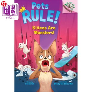 Rule Monsters Book 宠物规则 一本分支书 海外直订Kittens Pets Are Branches 小猫是怪物