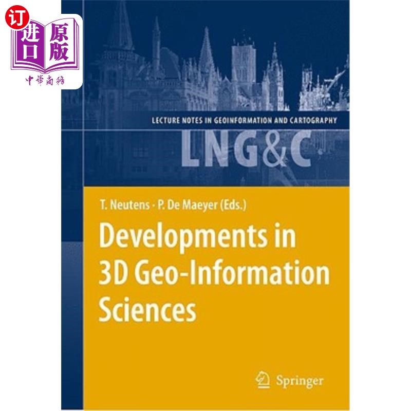 海外直订Developments in 3D Geo-Information Sciences 三维地球信息科学的发展