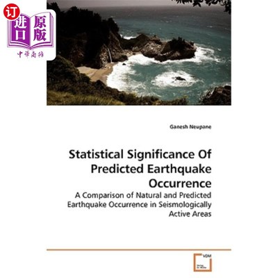 海外直订Statistical Significance of Predicted Earthquake Occurrence 预测地震发生的统计意义