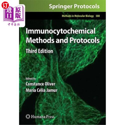 海外直订医药图书Immunocytochemical Methods and Protocols 免疫细胞化学方法和方案