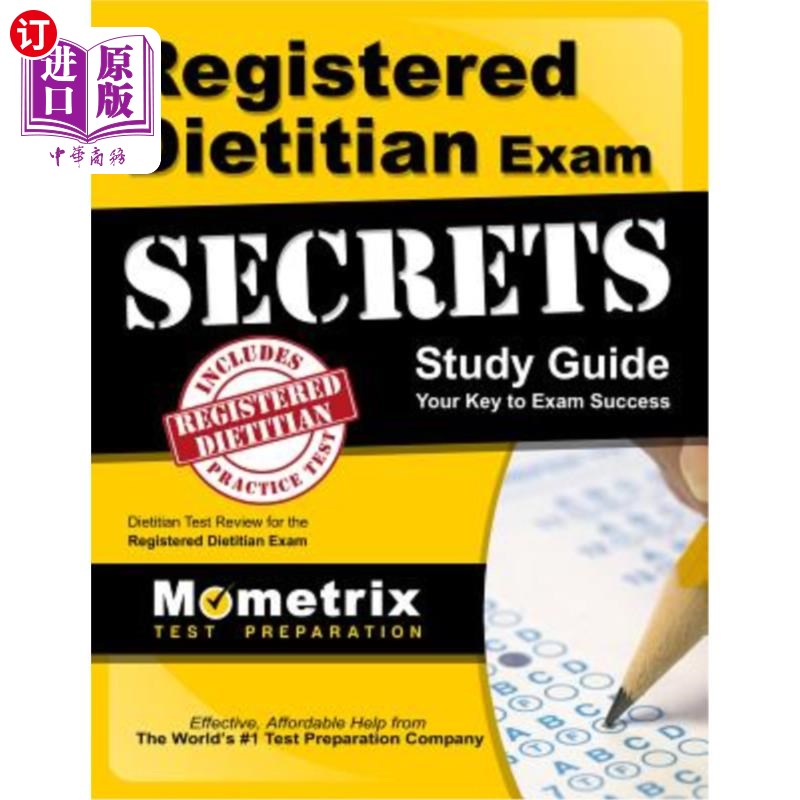 海外直订Registered Dietitian Exam Secrets Study Guide: Dietitian Test Review for the Reg 注册营养师考试秘诀学习指南