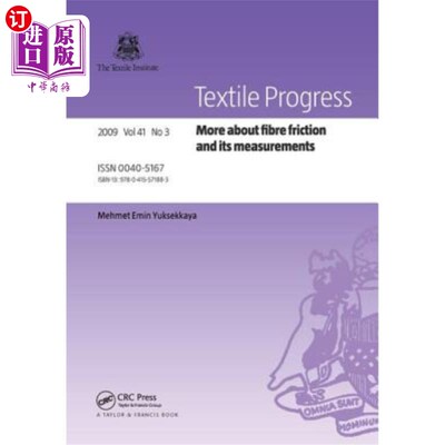 海外直订More about Fibre Friction and Its Measurements 更多关于纤维摩擦及其测量