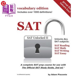 海外直订SAT Unlocked II (Vocabulary Edition) SAT解锁II(词汇版)